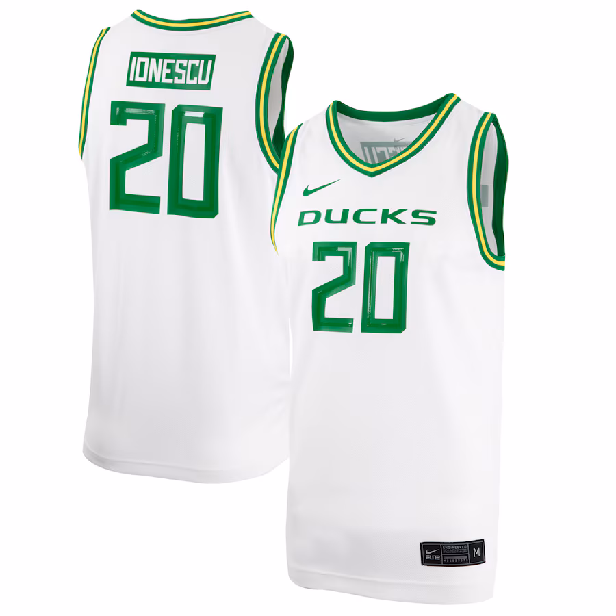 Unisex Nike Sabrina Ionescu White Oregon Ducks Replica Basketball Jersey
