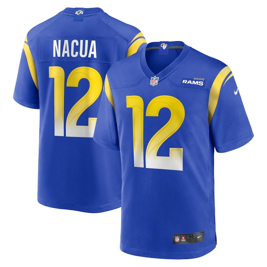 Youth Los Angeles Rams Puka Nacua Nike Royal Game Player Jersey