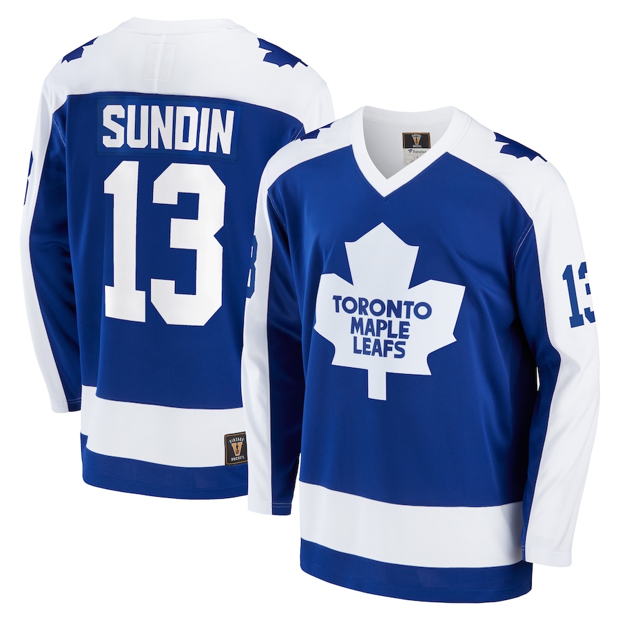 Men's Toronto Maple Leafs Mats Sundin Fanatics Branded Blue Breakaway Retired Player Jersey
