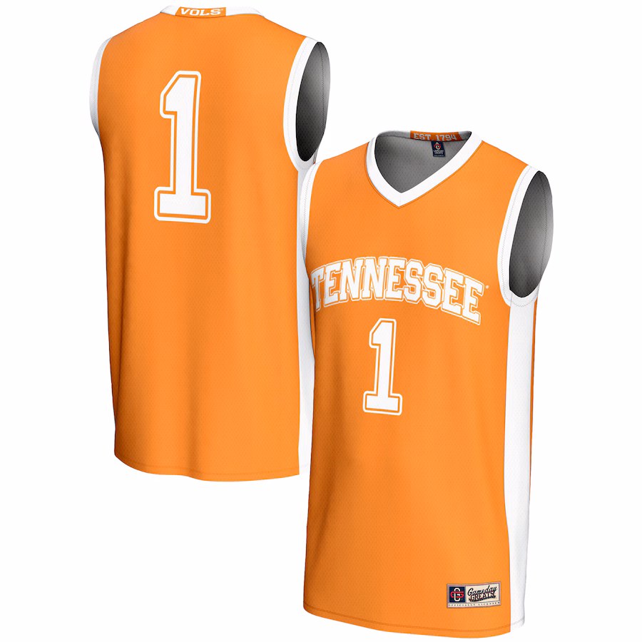 Unisex GameDay Greats #1 Tennessee Orange Tennessee Volunteers Lightweight Basketball Jersey