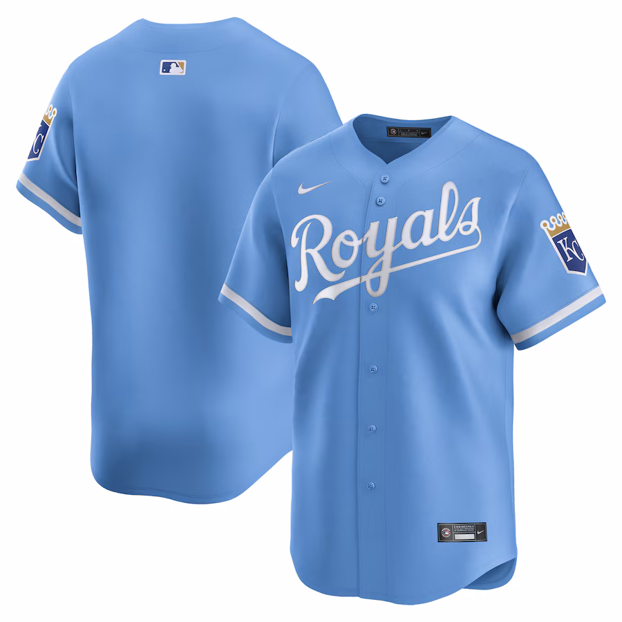 Men's Kansas City Royals  Nike Light Blue  Alternate Limited Jersey