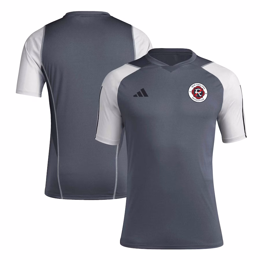 Men's New England Revolution adidas Gray 2024 AEROREADY Training Jersey