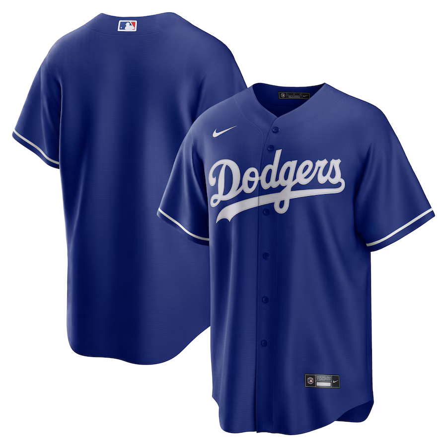 Men's Los Angeles Dodgers  Nike Royal Big & Tall Alternate Replica Team Jersey