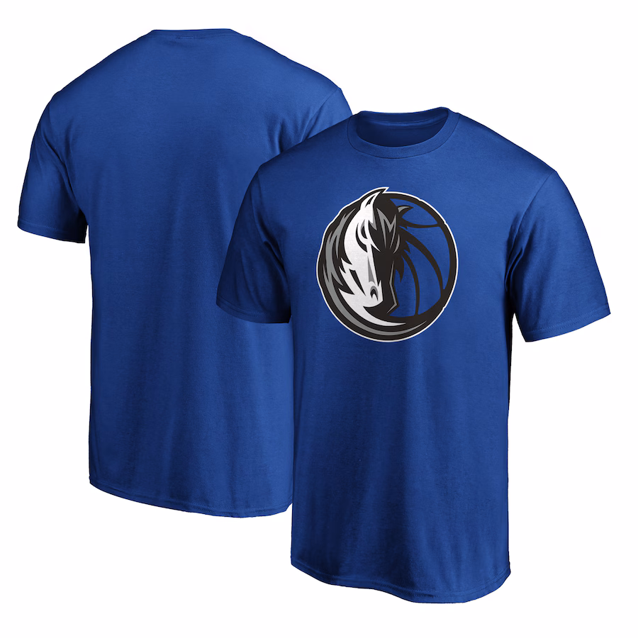 Men's Dallas Mavericks  Blue Primary Logo T-Shirt
