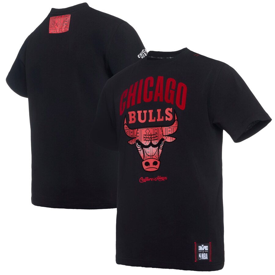 Men's Chicago Bulls  NBA x Two Hype Black Culture & Hoops Collection Premium T-Shirt