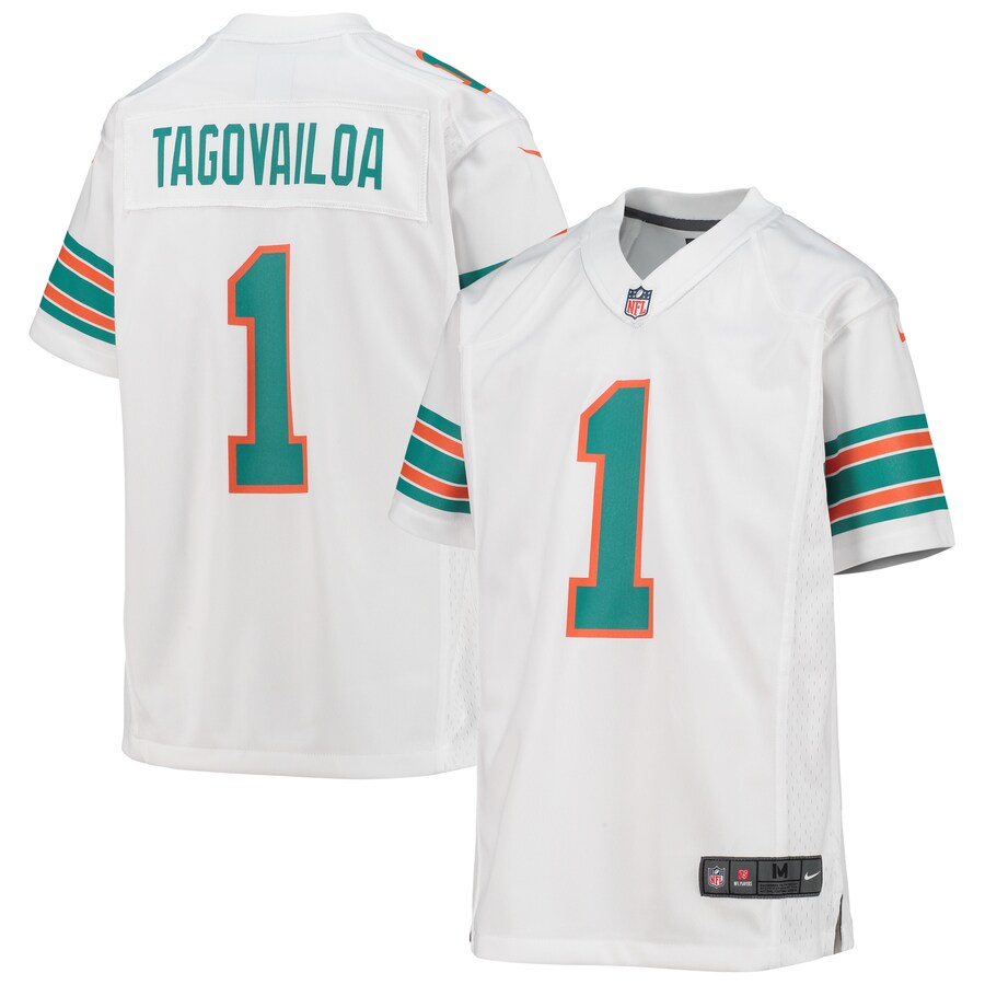 Youth Miami Dolphins Tua Tagovailoa Nike White Game Jersey