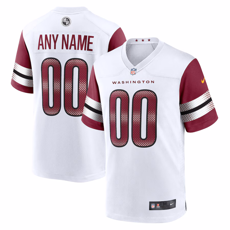 Men's Washington Commanders Nike White Game Custom Player Jersey