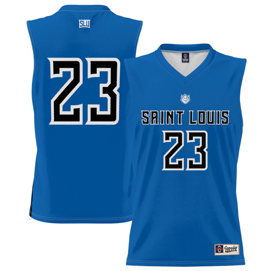 #23 Saint Louis Billikens GameDay Greats Youth Lightweight Basketball Jersey - Blue