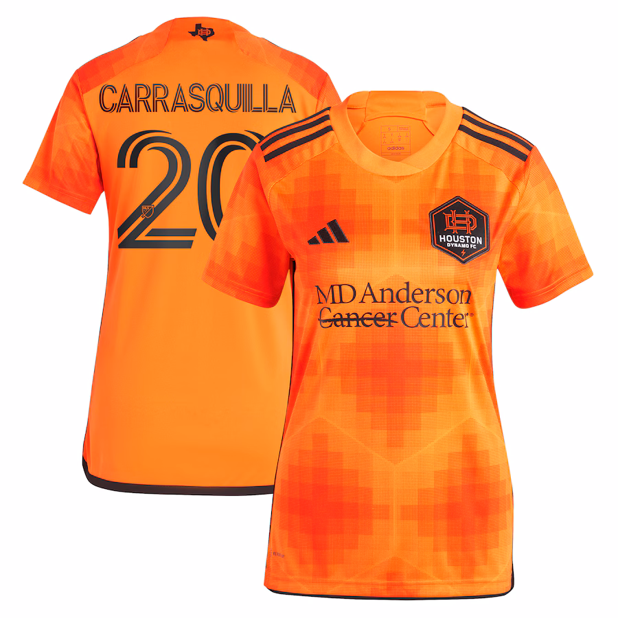 Women's Houston Dynamo FC Adalberto Carrasquilla adidas Orange 2023 El Sol Replica Jersey