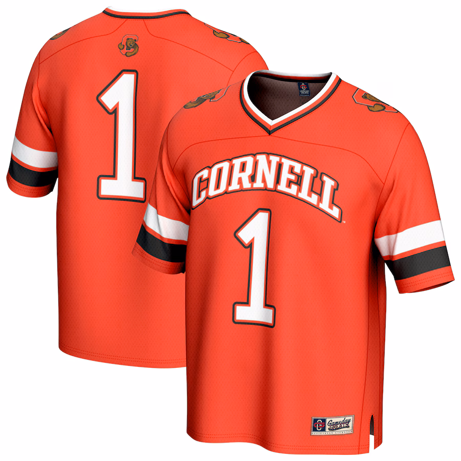 Youth GameDay Greats #1 Red Cornell Big Red Collegiate Football Fashion Jersey