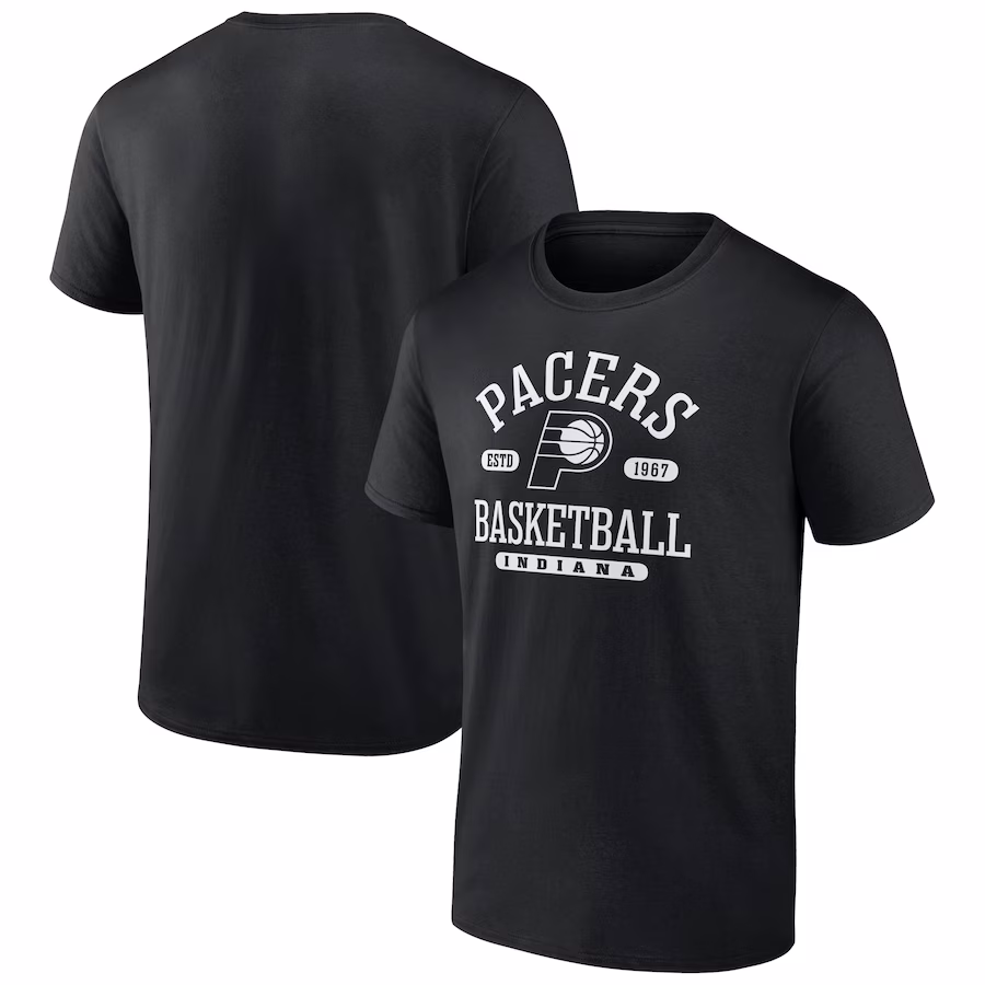 Men's Indiana Pacers  Black Danger Zone T-Shirt