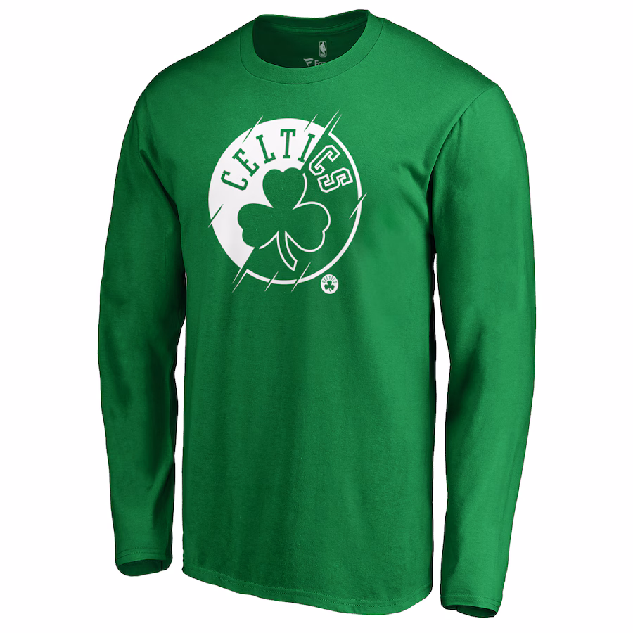 Men's Boston Celtics Kelly Green X-Ray Long Sleeve T-Shirt