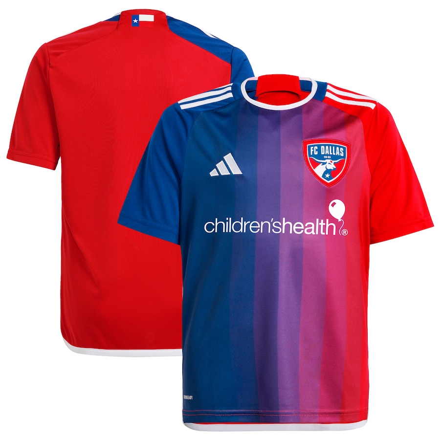Youth FC Dallas  adidas Navy 2024 After Burner Replica Jersey