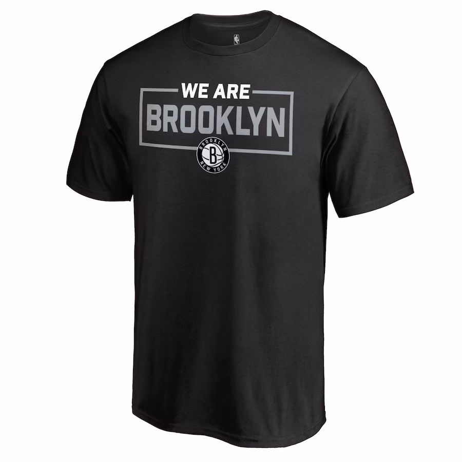 Men's Brooklyn Nets Black We Are Iconic Collection T-Shirt