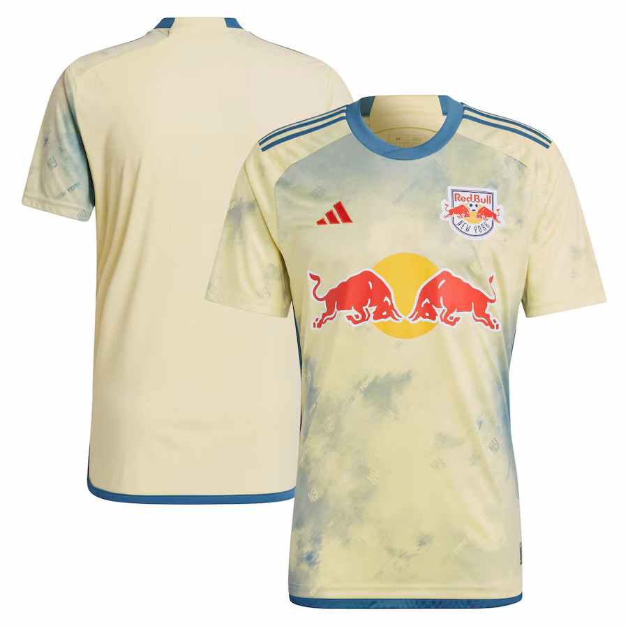Men's New York Red Bulls adidas Yellow 2023 Daniel Patrick Kit Replica Jersey