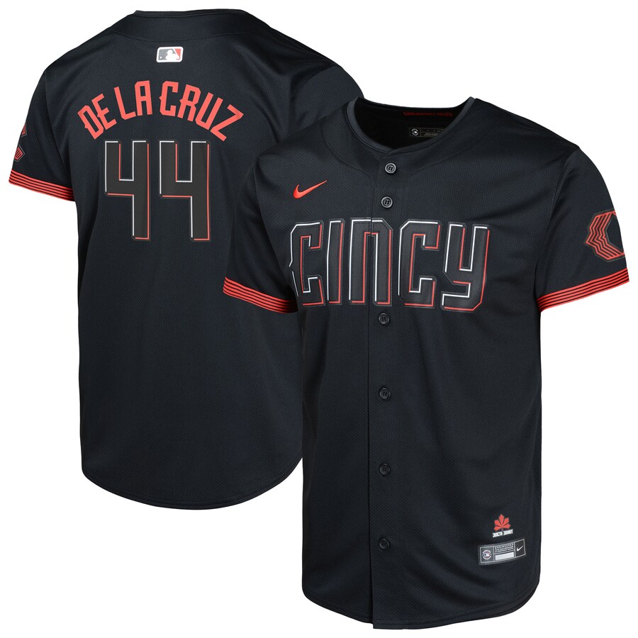 Youth Cincinnati Reds Nike Black City Connect Limited Jersey