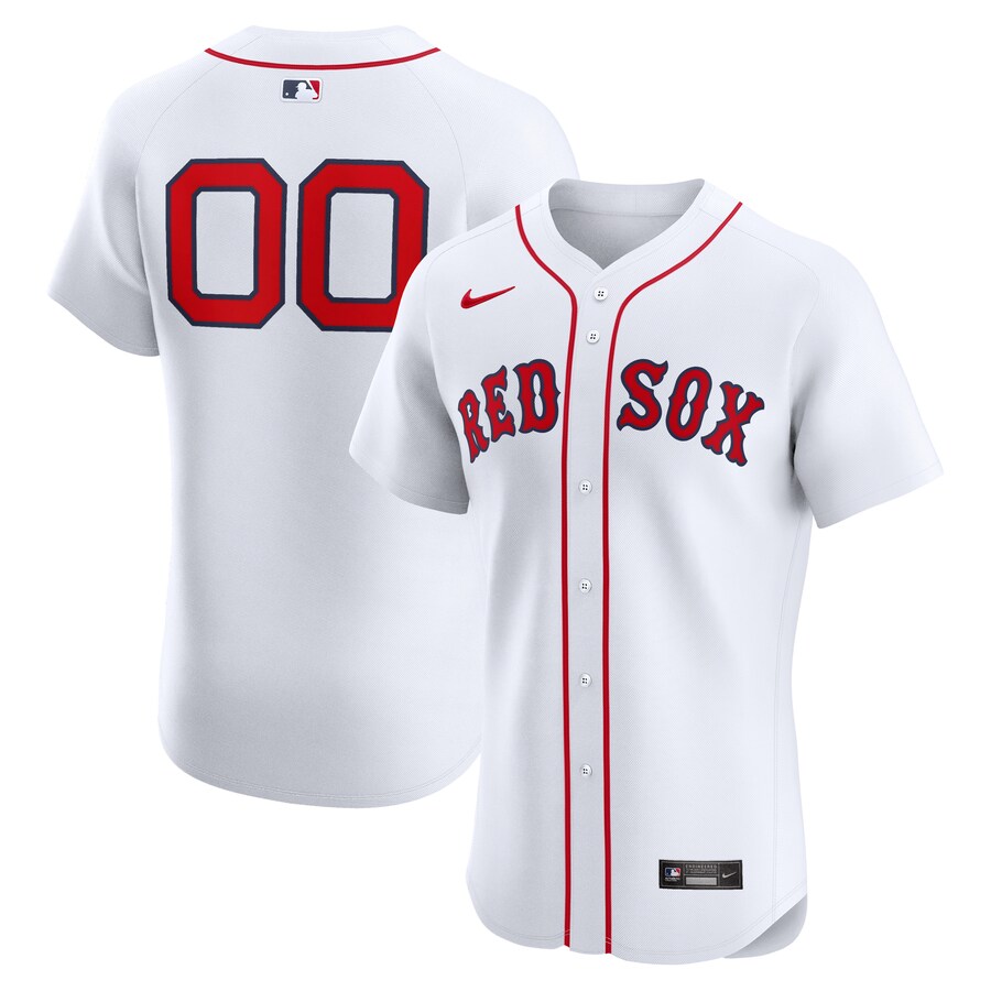 Men's Boston Red Sox Nike White Home Elite Pick-A-Player Retired Roster Jersey