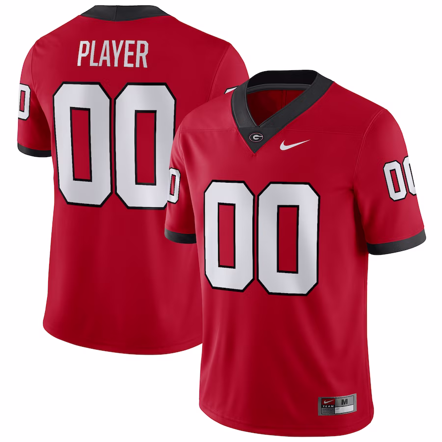 Georgia Bulldogs Nike Pick-A-Player NIL Replica Football Jersey - Red