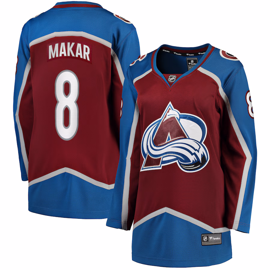 Cale Makar Colorado Avalanche Fanatics Women's Home Breakaway Player Jersey - Maroon