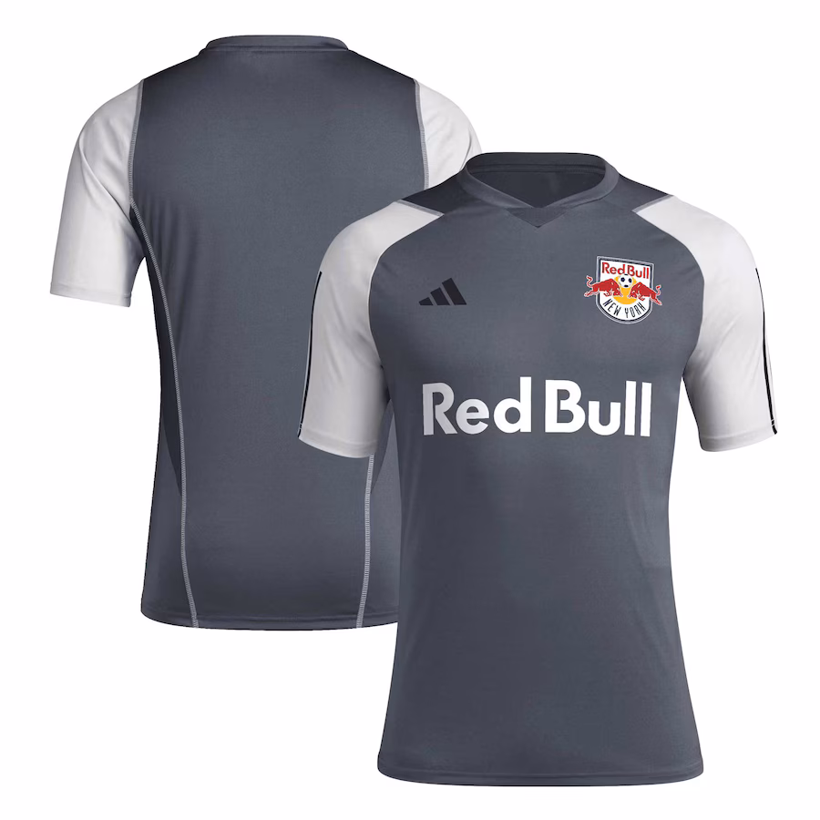 Men's New York Red Bulls adidas Gray 2024 AEROREADY Training Jersey