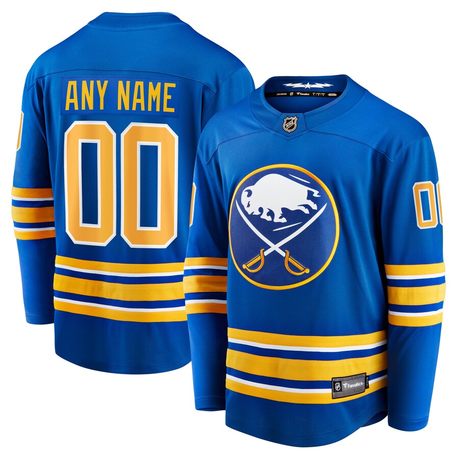 Men's Buffalo Sabres Fanatics Branded Royal 2020/21 Home Breakaway Custom Jersey