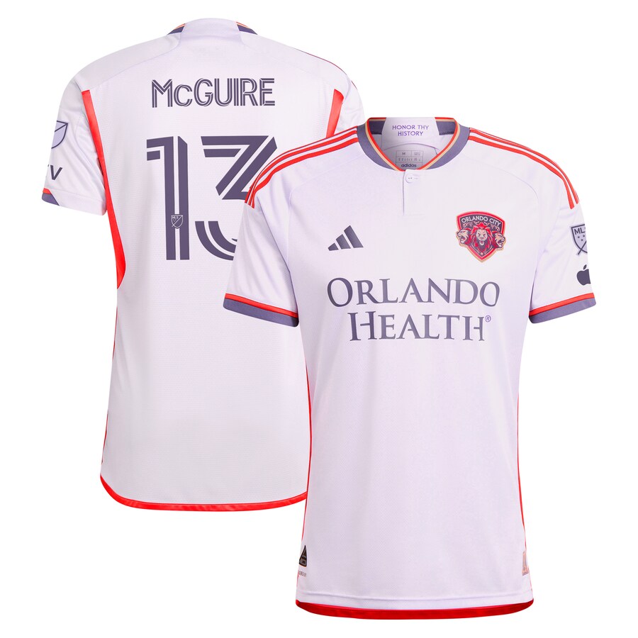 Men's Orlando City SC Duncan McGuire adidas Purple 2024 Legacy Kit Authentic Player Jersey - Ujersey Shop
