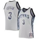 Men's Mitchell & Ness Allen Iverson Gray Georgetown Hoyas 1995/96 Swingman Replica Jersey - Ujersey Shop