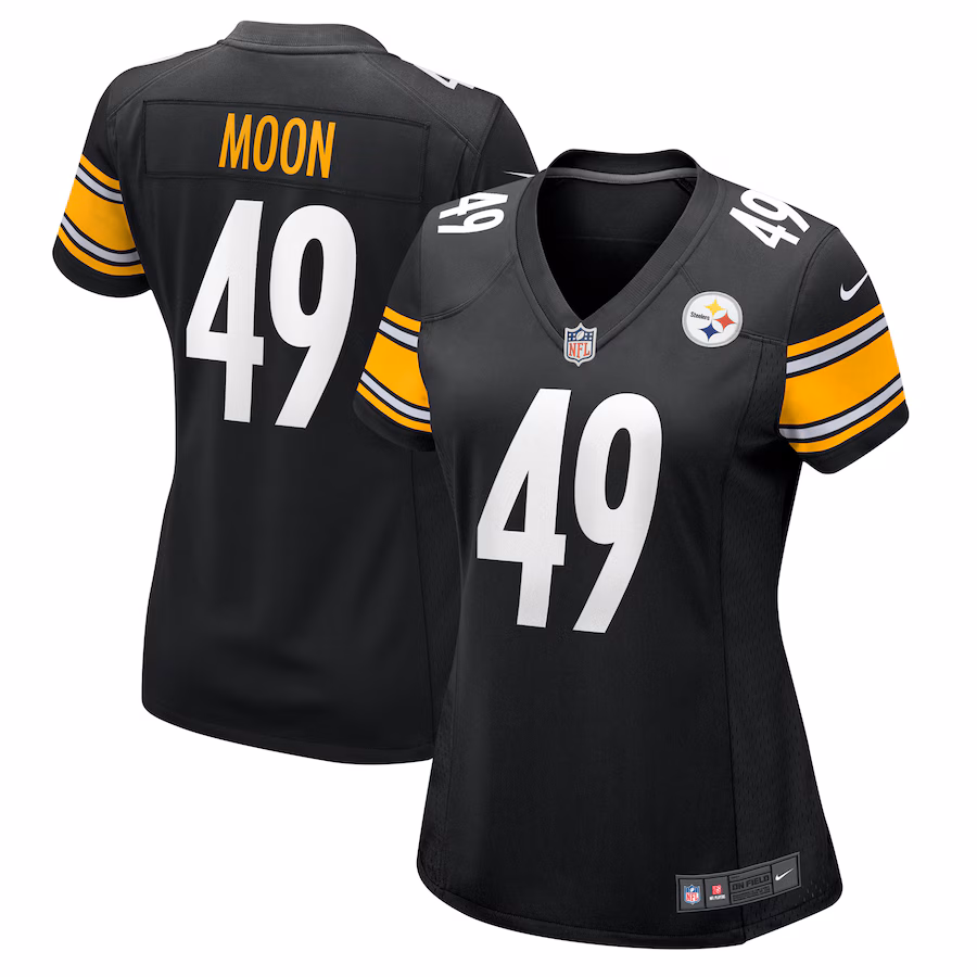 Women's Pittsburgh Steelers Jeremiah Moon Nike Black Game Jersey - Ujersey Shop