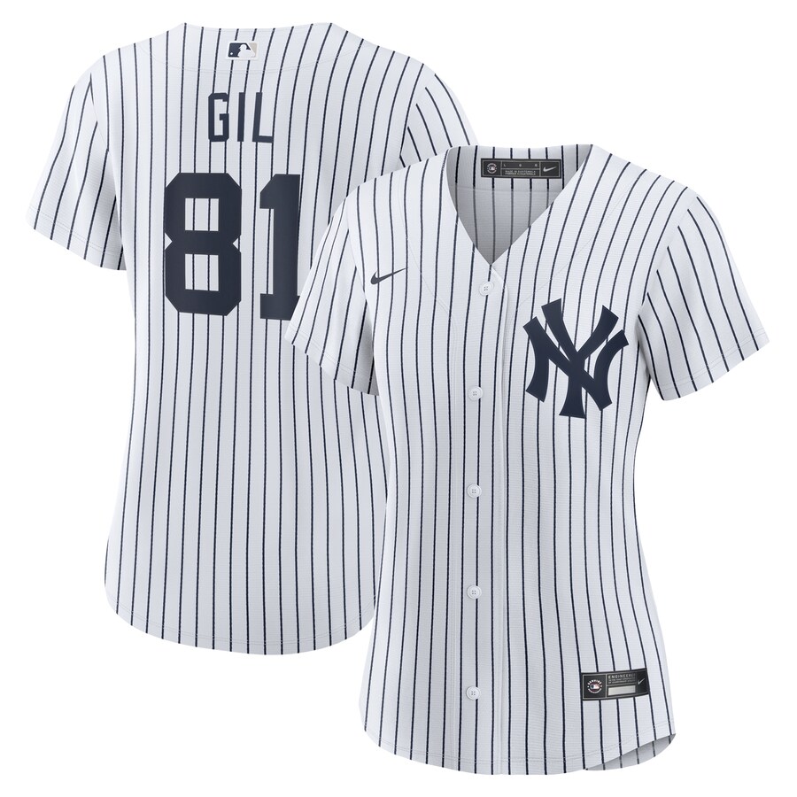 Women's New York Yankees Luis Gil Nike White Home Replica Jersey - Ujersey Shop