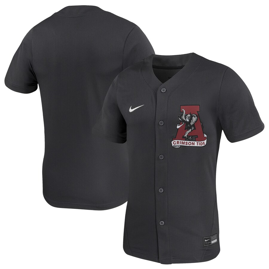 Unisex Nike Anthracite Alabama Crimson Tide Replica Softball Jersey - Ujersey Shop