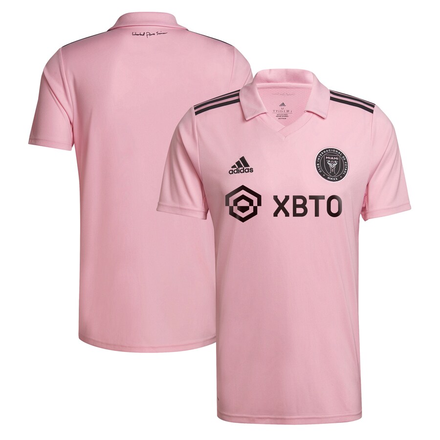 Men's Inter Miami CF adidas Pink 2022 The Heart Beat Kit Replica Blank Jersey - Ujersey Shop