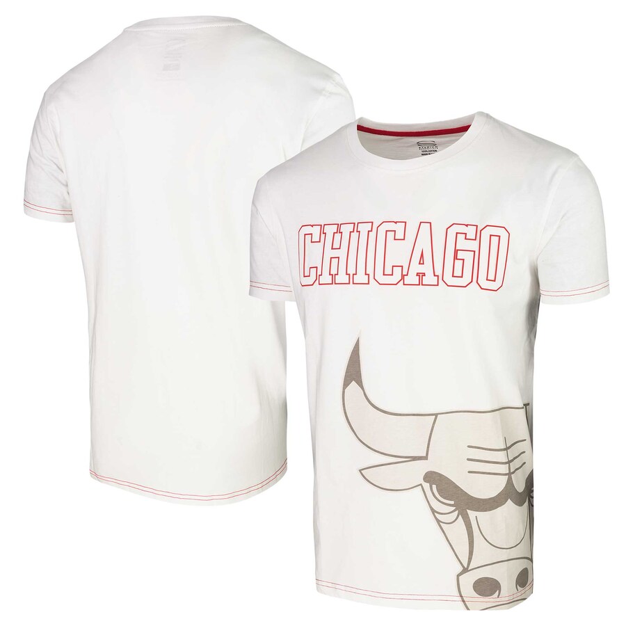 Unisex Chicago Bulls Stadium Essentials White Scoreboard T-Shirt - Ujersey Shop