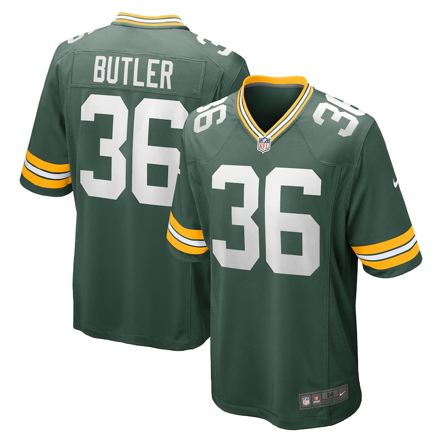 Men's Green Bay Packers LeRoy Butler Nike Green Retired Player Game Jersey - Ujersey Shop