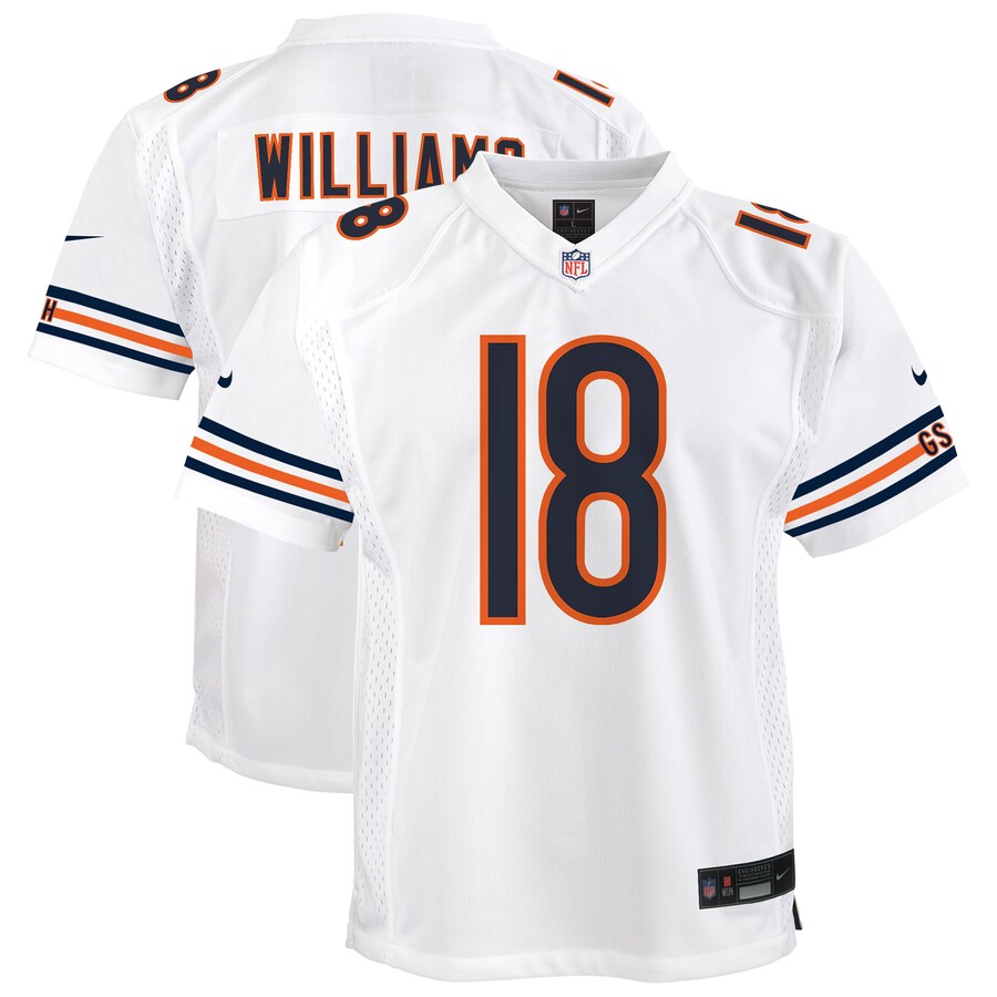 Youth Chicago Bears Caleb Williams Nike White Game Jersey - Ujersey Shop