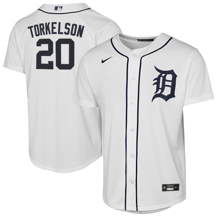 Youth Detroit Tigers Spencer Torkelson Nike White Home Replica Player Jersey - Ujersey Shop