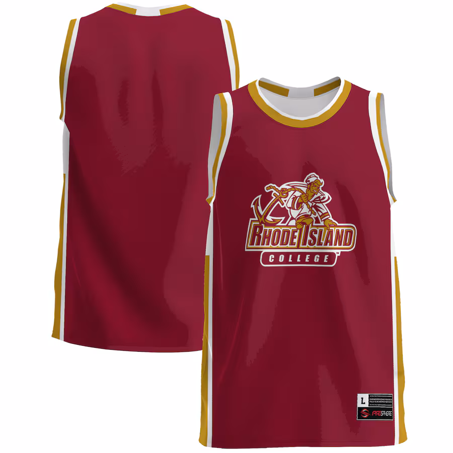 Men's GameDay Greats  Burgundy Rhode Island Anchormen  Lightweight Basketball Jersey - Ujersey Shop