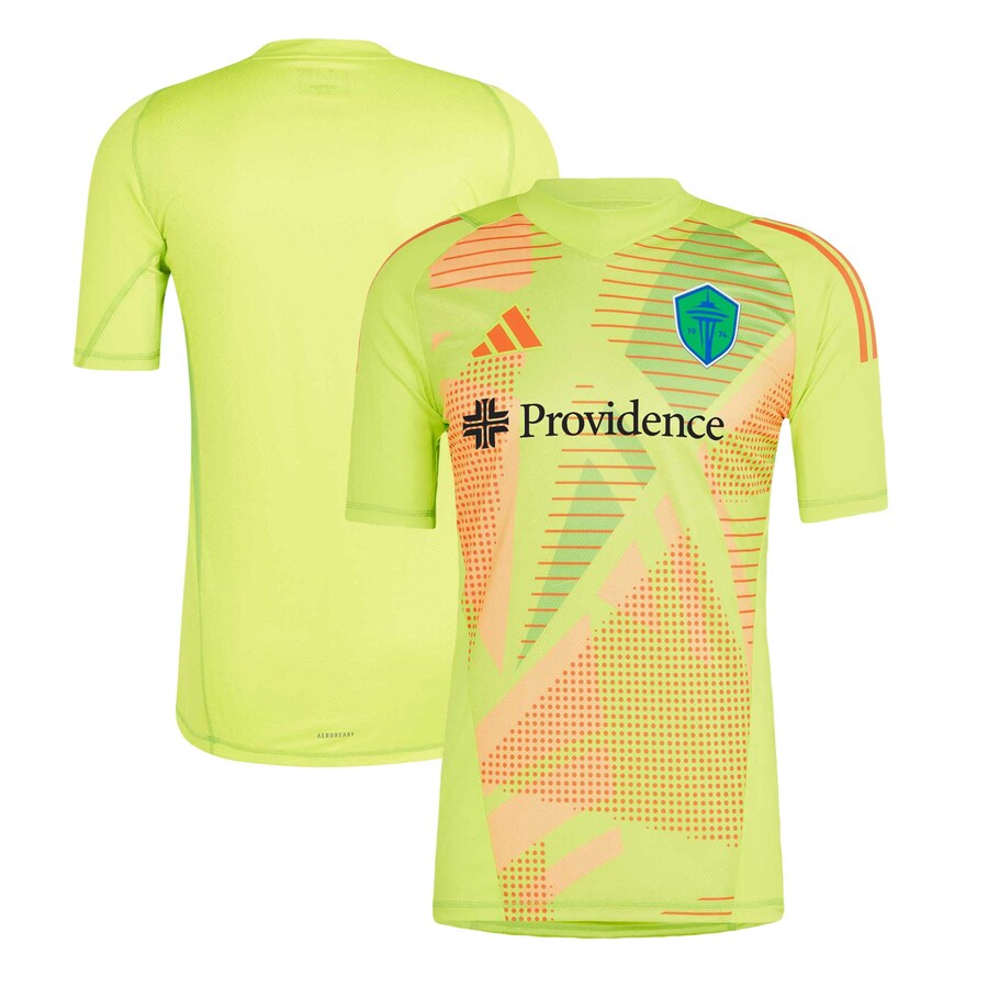 Men's Seattle Sounders FC adidas Yellow 2024 Goalkeeper Jersey - Ujersey Shop
