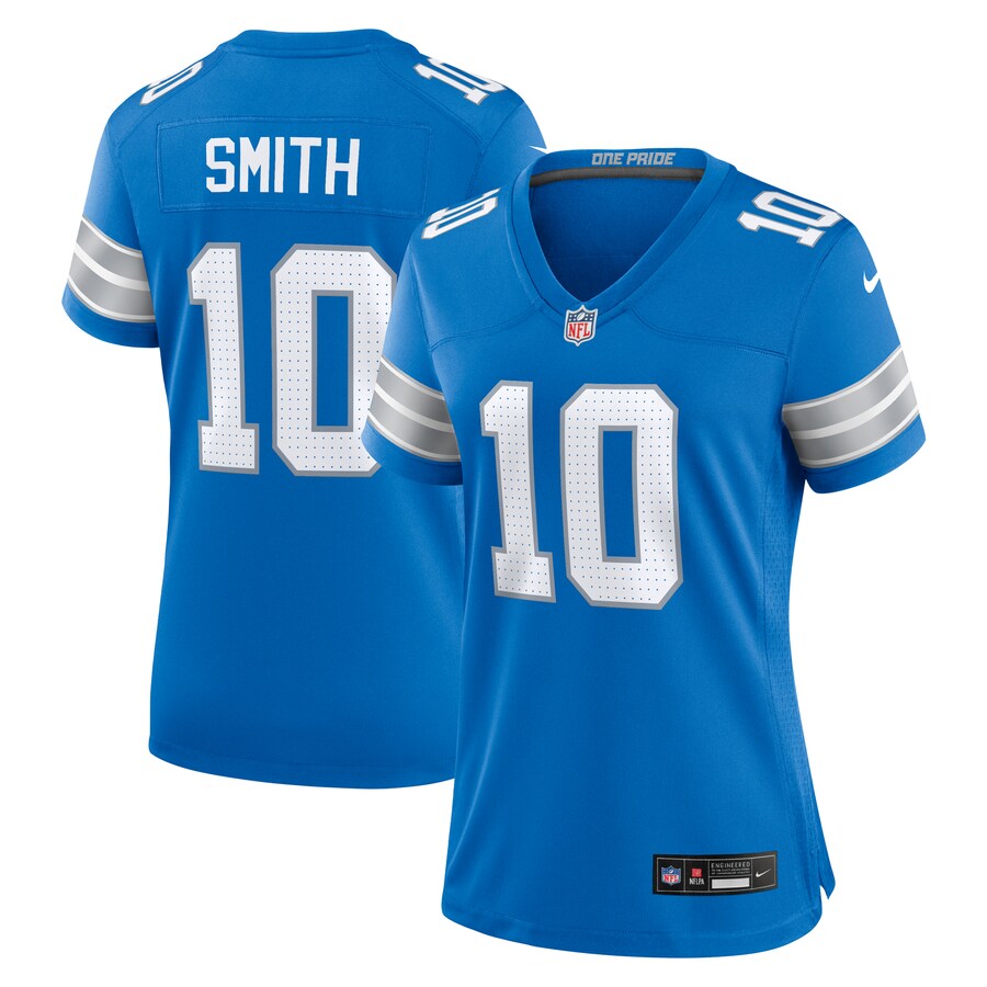 Women's Detroit Lions Tre'Quan Smith Nike  Blue Game Jersey - Ujersey Shop