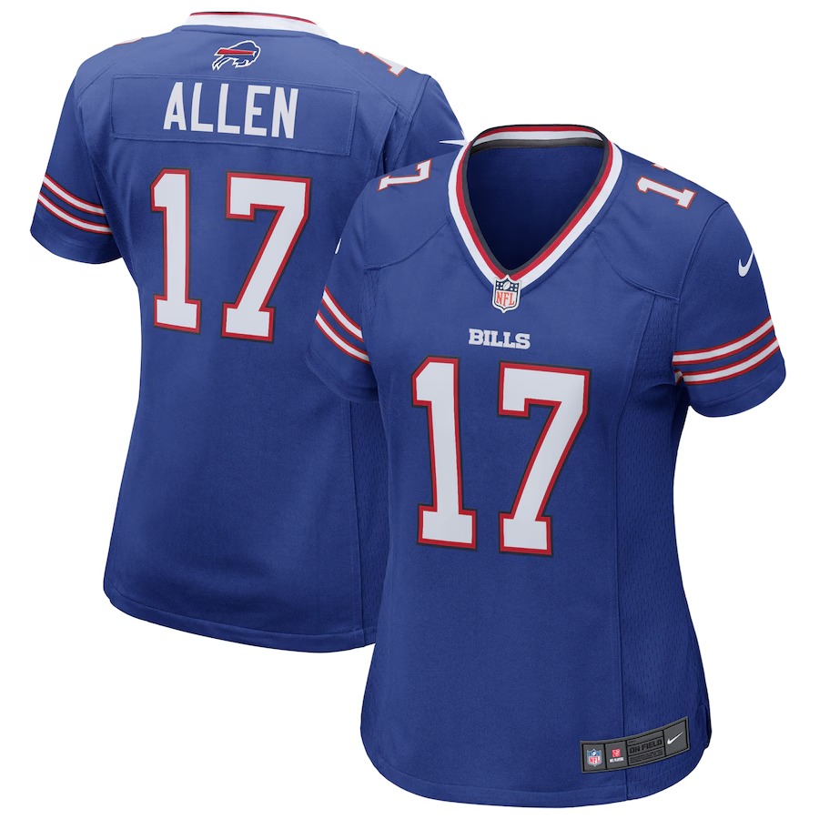 Women's Nike Josh Allen Royal Buffalo Bills Game Jersey - Ujersey Shop