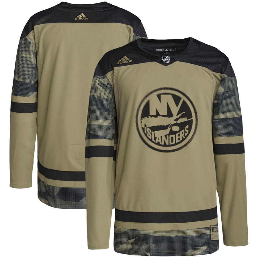 Men's New York Islanders adidas Camo Military Appreciation Team Authentic Practice Jersey - Ujersey Shop