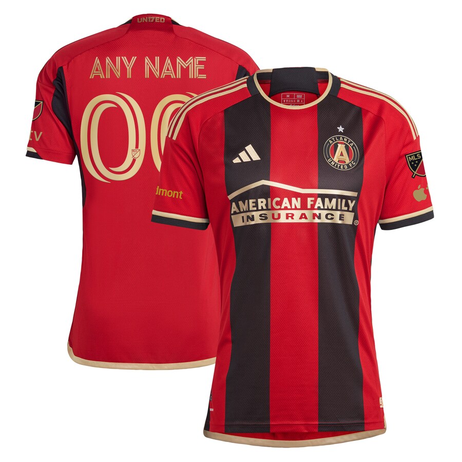Men's Atlanta United FC adidas Black 2023 The 17s' Kit Authentic Custom Jersey - Ujersey Shop