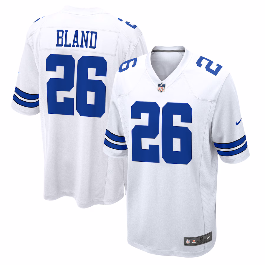 Men's Dallas Cowboys DaRon Bland Nike White Game Jersey - Ujersey Shop