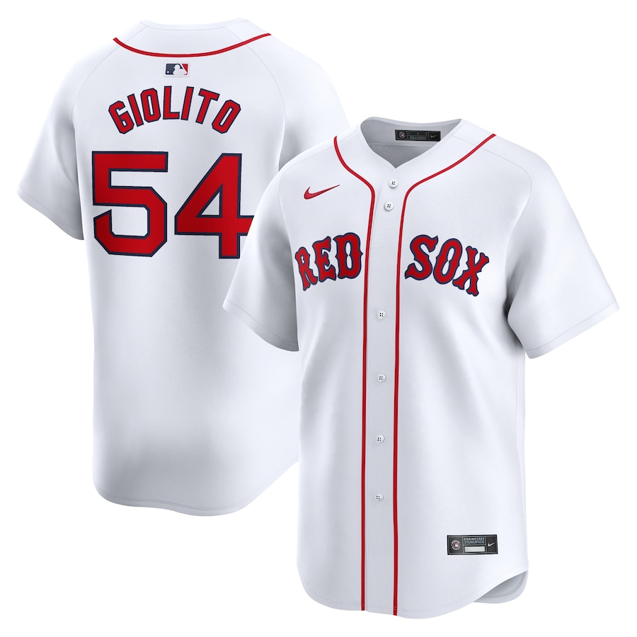 Men's Boston Red Sox Lucas Giolito Nike White Home Limited Player Jersey - Ujersey Shop