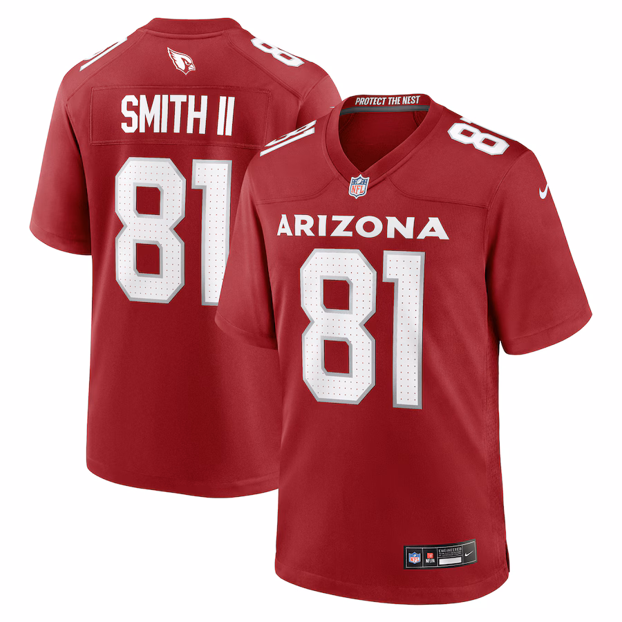 Men's Arizona Cardinals Jeff Smith II Nike  Cardinal  Game Jersey - Ujersey Shop