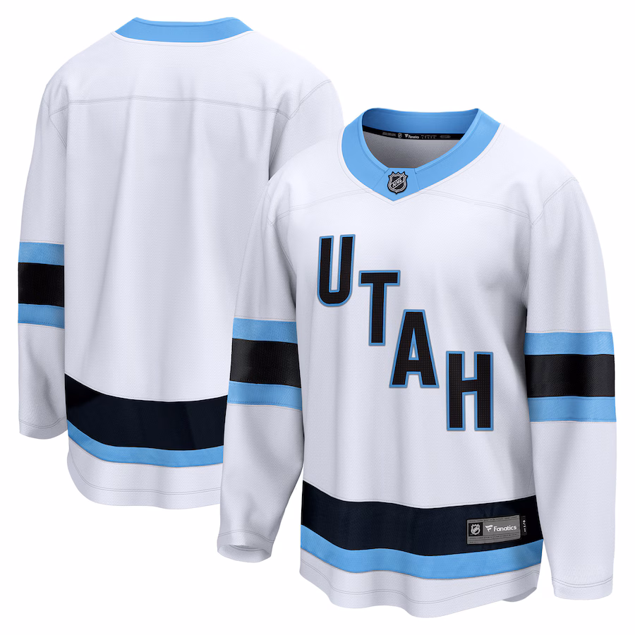 Men's Utah Hockey Club Fanatics White Breakaway Blank Jersey - Ujersey Shop