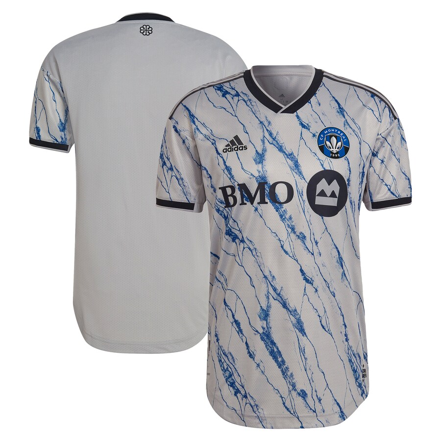 Men's CF Montreal adidas Gray 2023 Secondary Authentic Jersey - Ujersey Shop