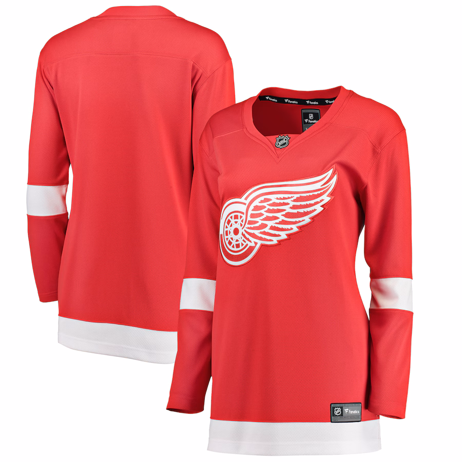 Women's Detroit Red Wings Fanatics Red Breakaway Home Jersey - Ujersey Shop