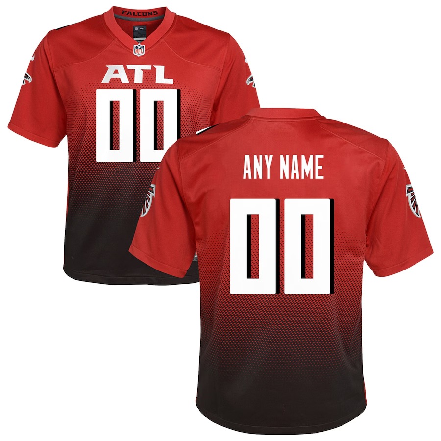 Youth Atlanta Falcons Nike Red Alternate Custom Game Jersey - Ujersey Shop