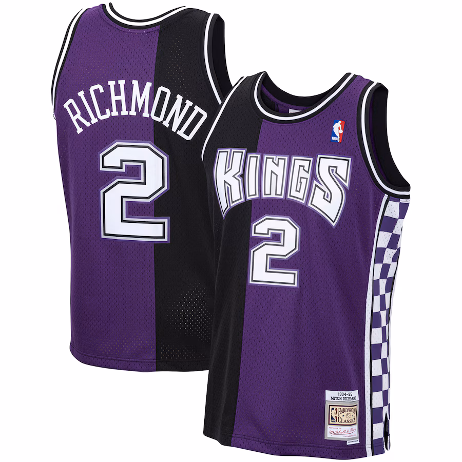 Men's Sacramento Kings Mitch Richmond Mitchell & Ness Purple 1994/95 Hardwood Classics Swingman Jersey - Ujersey Shop
