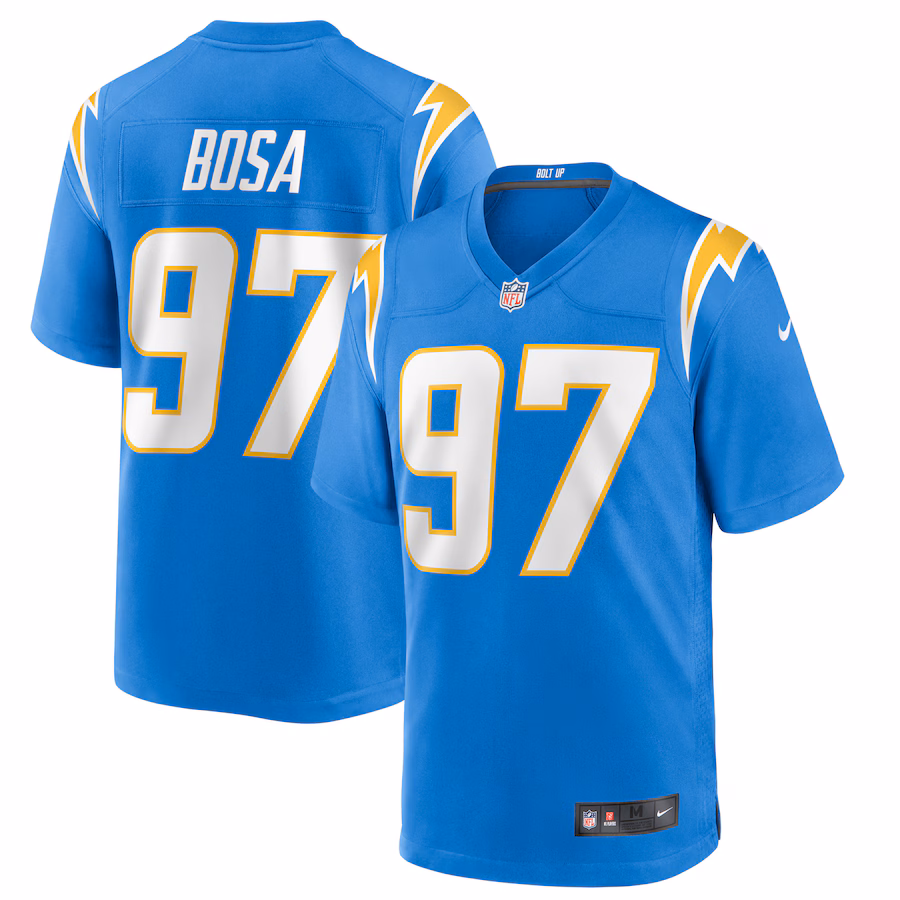 Men's Los Angeles Chargers Joey Bosa Nike Powder Blue Game Player Jersey - Ujersey Shop